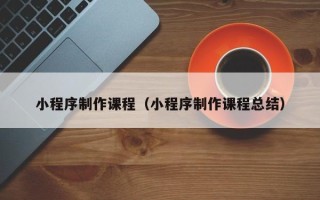 日土小程序制作课程（小程序制作课程总结）