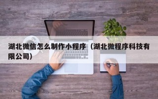 日土湖北微信怎么制作小程序（湖北微程序科技有限公司）